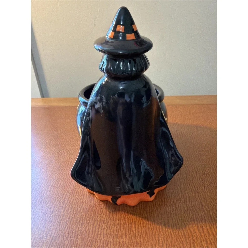 Vintage Mary Engelbreit Halloween Witch Candy Bowl 6
